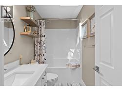 4-piece bathroom with skylight for lots of natural light. -