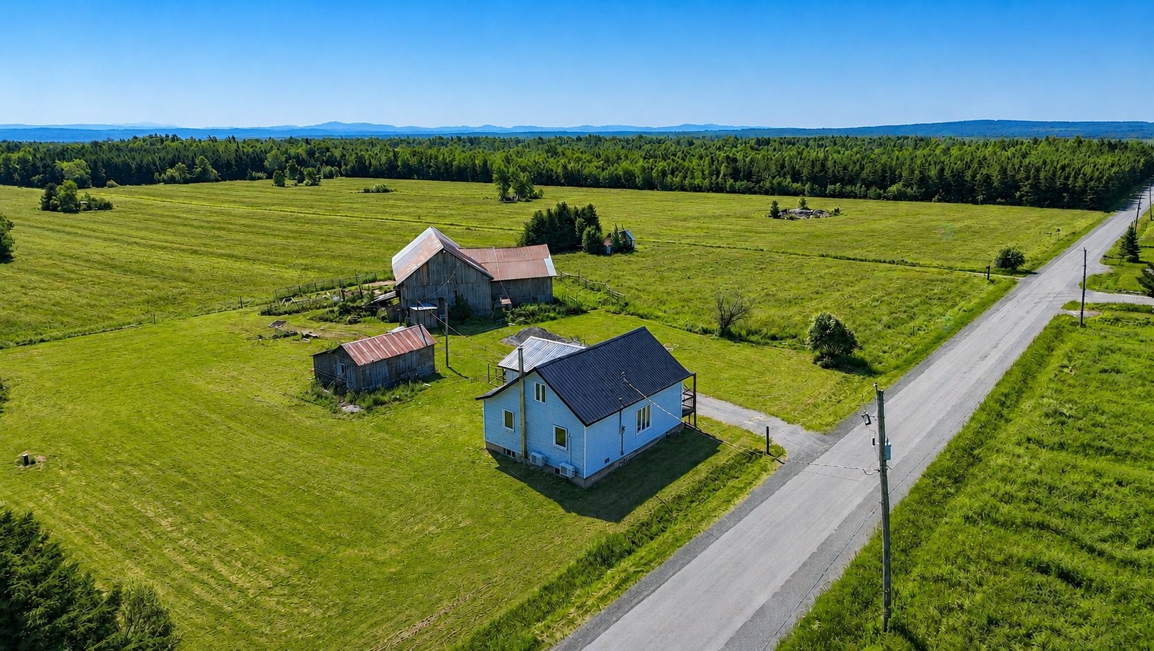 Overall view - 685 4E Rang S., Saint-Honoré-De-Shenley, QC