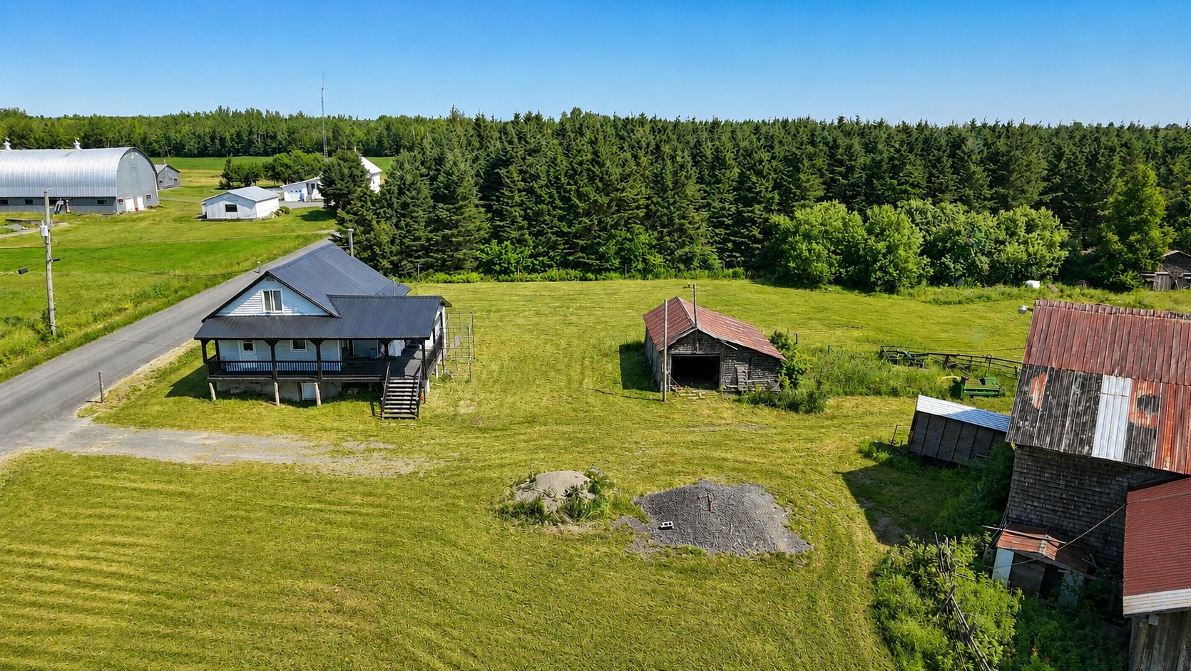 Overall view - 685 4E Rang S., Saint-Honoré-De-Shenley, QC