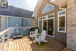 Main floor lakeside deck -