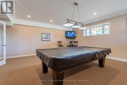 Common area - pool table & games room -