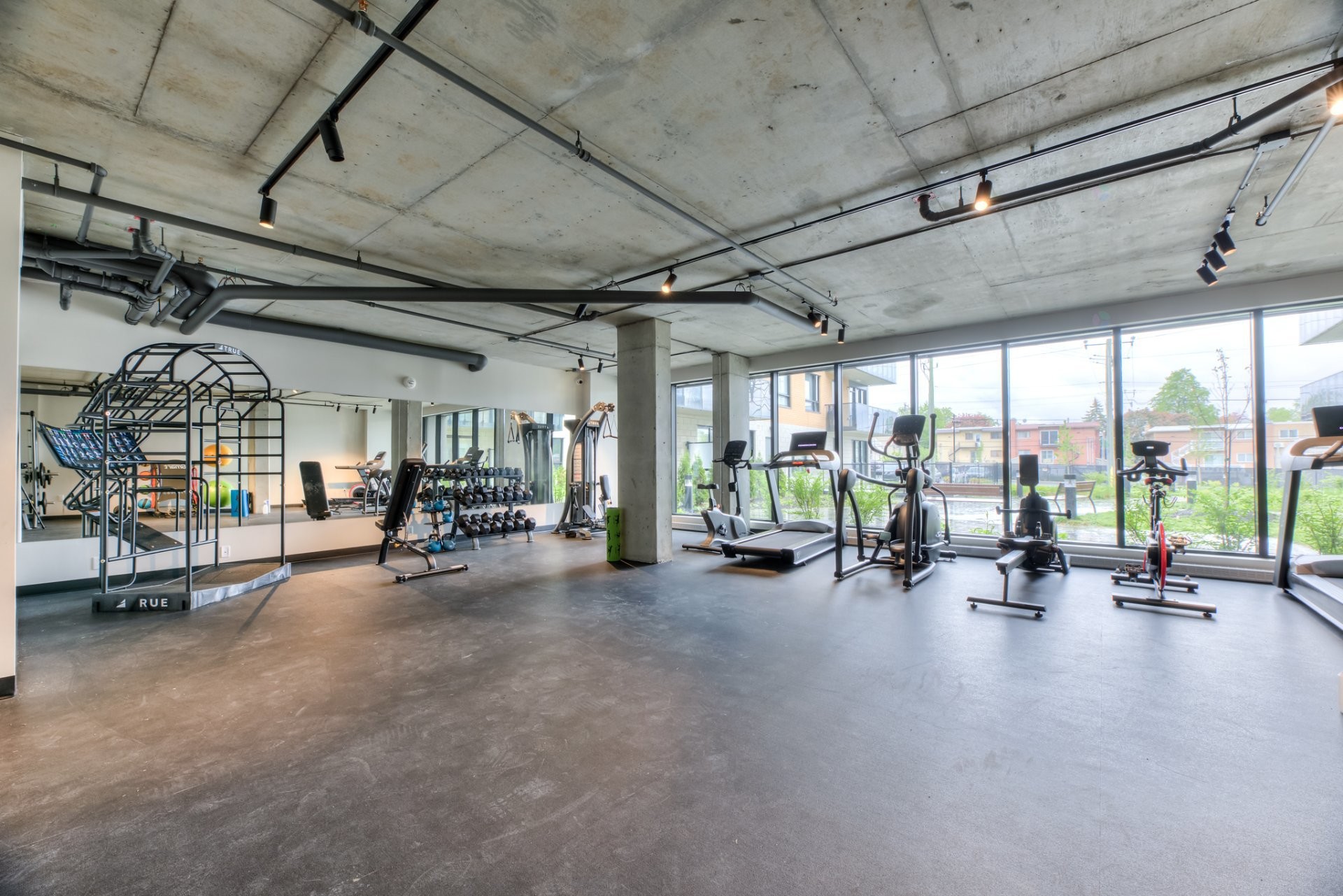 Salle d'exercice - W704-8510 Rue Jean-Nicolet, Montréal (Saint-Léonard), QC - Indoor Photo Showing Gym Room