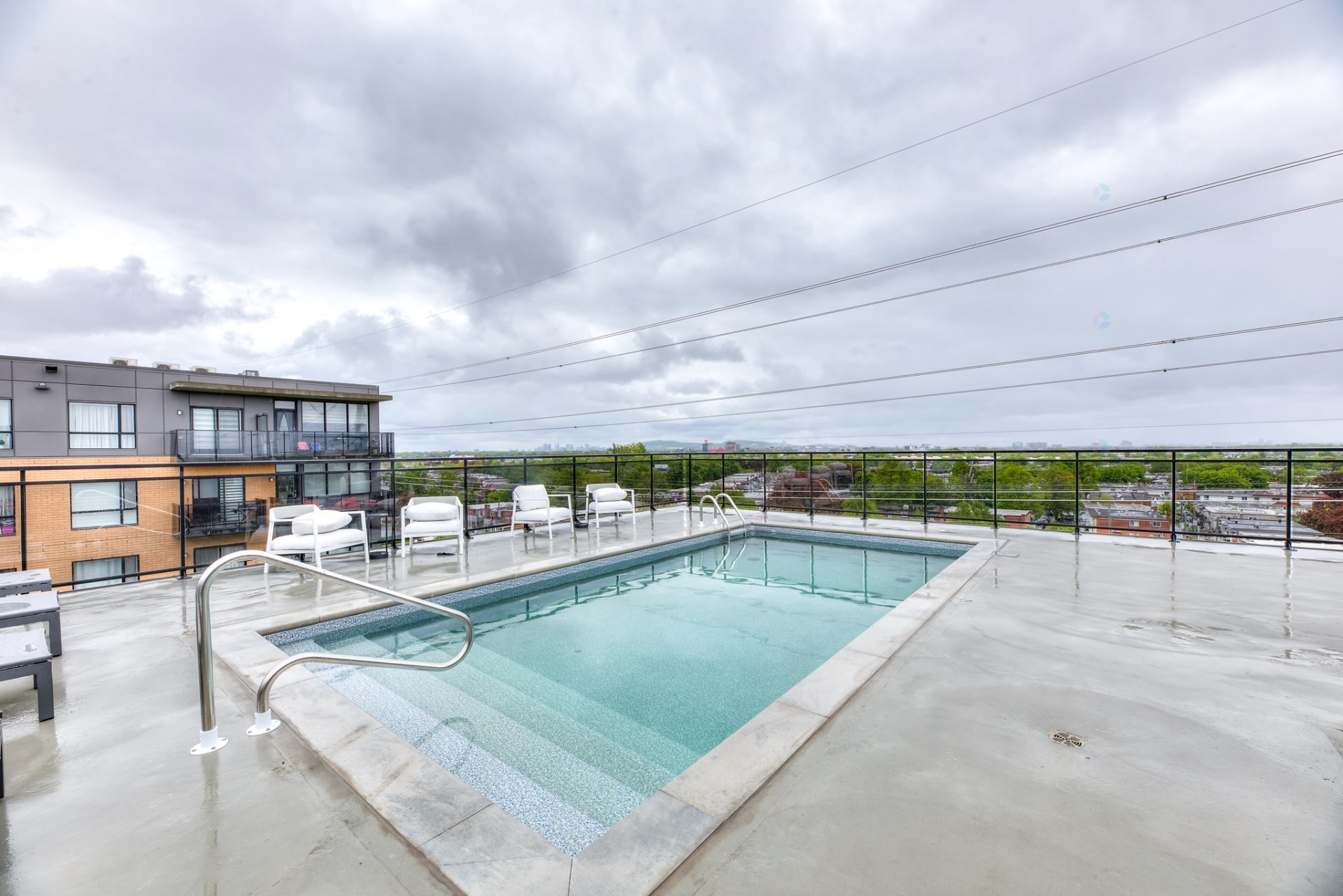 Piscine - W704-8510 Rue Jean-Nicolet, Montréal (Saint-Léonard), QC - Outdoor With In Ground Pool