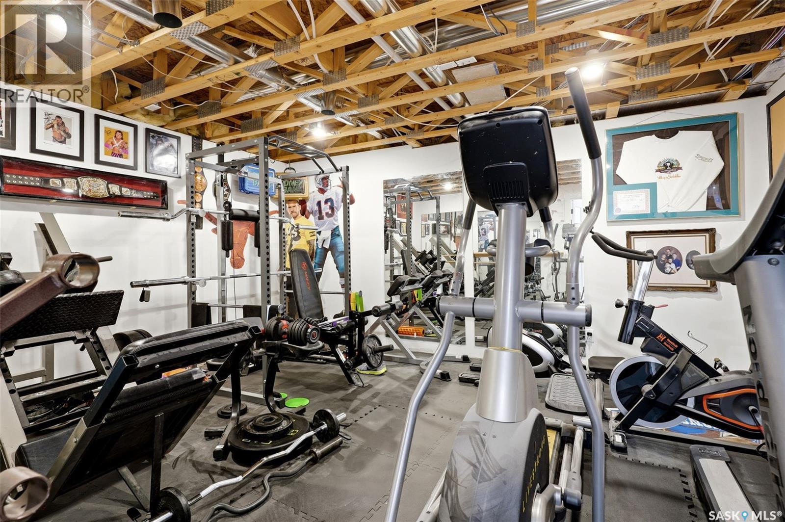1011 Otterloo Street, Indian Head, SK - Indoor Photo Showing Gym Room