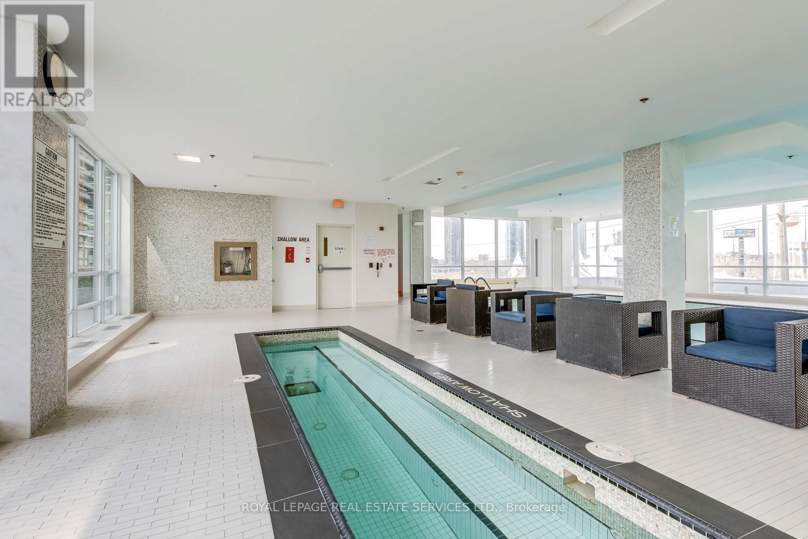 203 - 16 Brookers Lane, Toronto, ON - Indoor Photo Showing Other Room With In Ground Pool