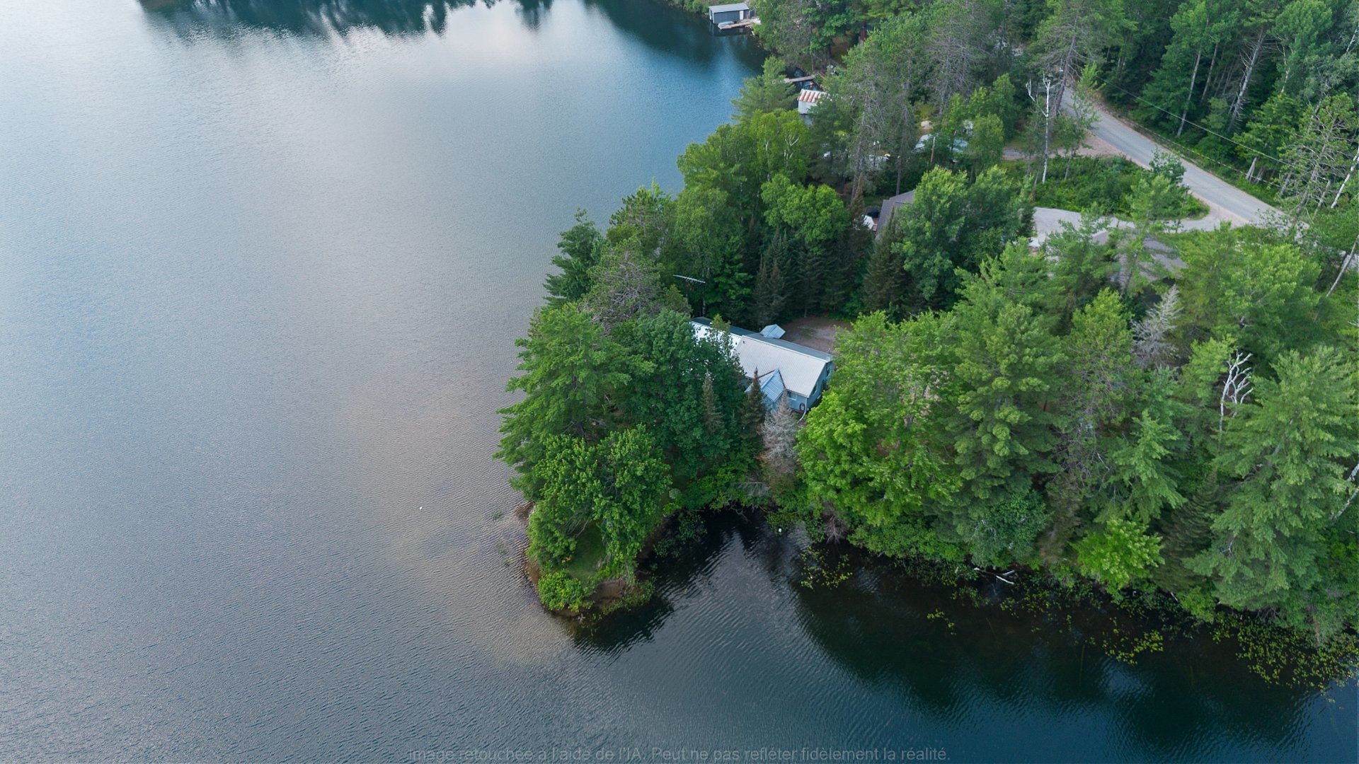 Aerial View - 68 Ch. Stephens, Otter Lake, QC - Outdoor With Body Of Water With View