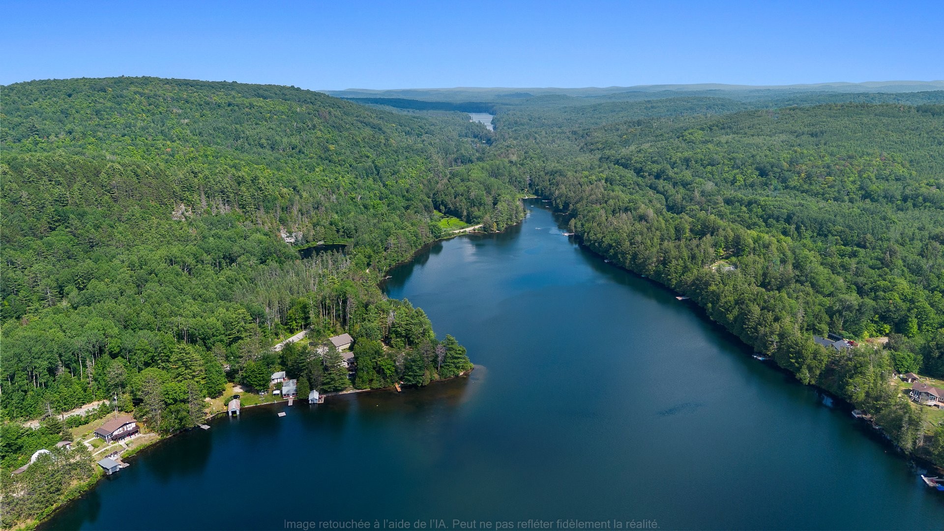 Aerial View - 68 Ch. Stephens, Otter Lake, QC - Outdoor With Body Of Water With View