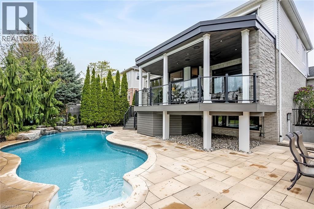 4285 Couples Crescent, Burlington, ON - Outdoor With In Ground Pool With Deck Patio Veranda