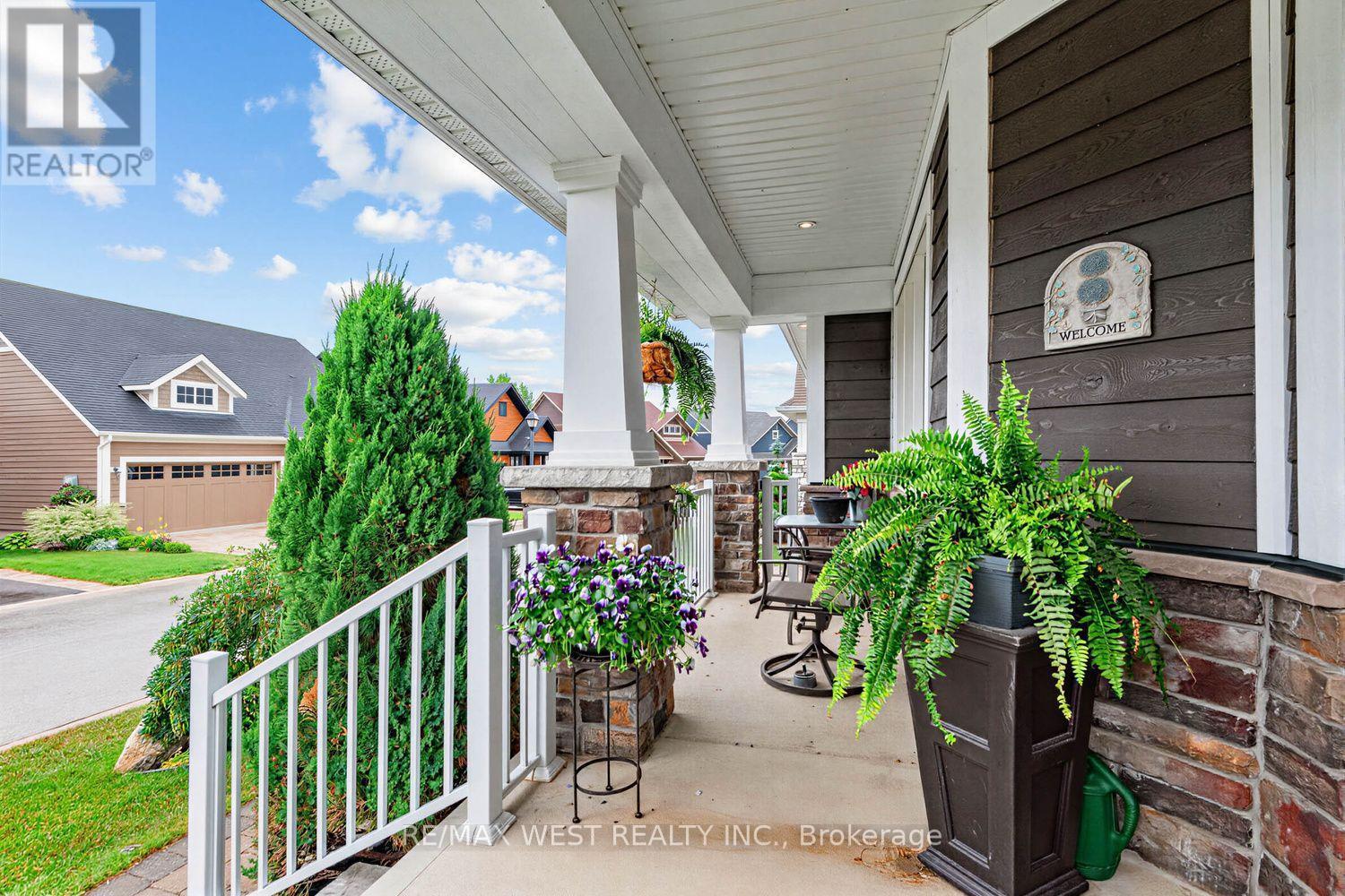 113 Dory Row - Front Porch - 113 Dory Row, Blue Mountains, ON - Outdoor With Deck Patio Veranda With Exterior