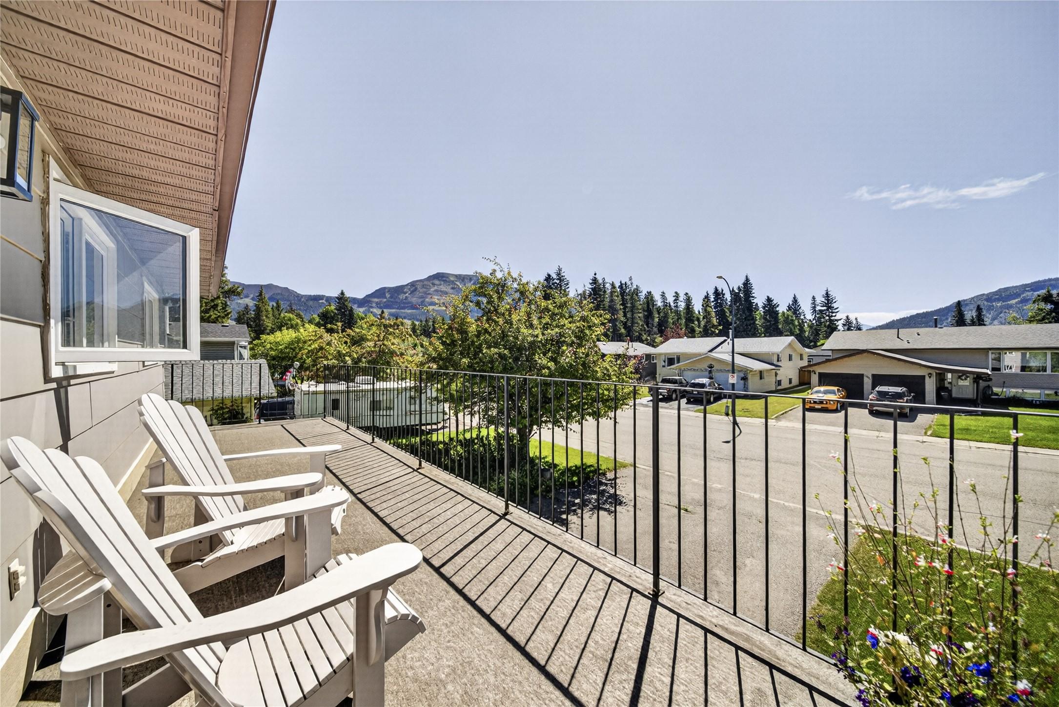 1386 Cypress Drive, Sparwood, BC - Outdoor With Deck Patio Veranda With Exterior