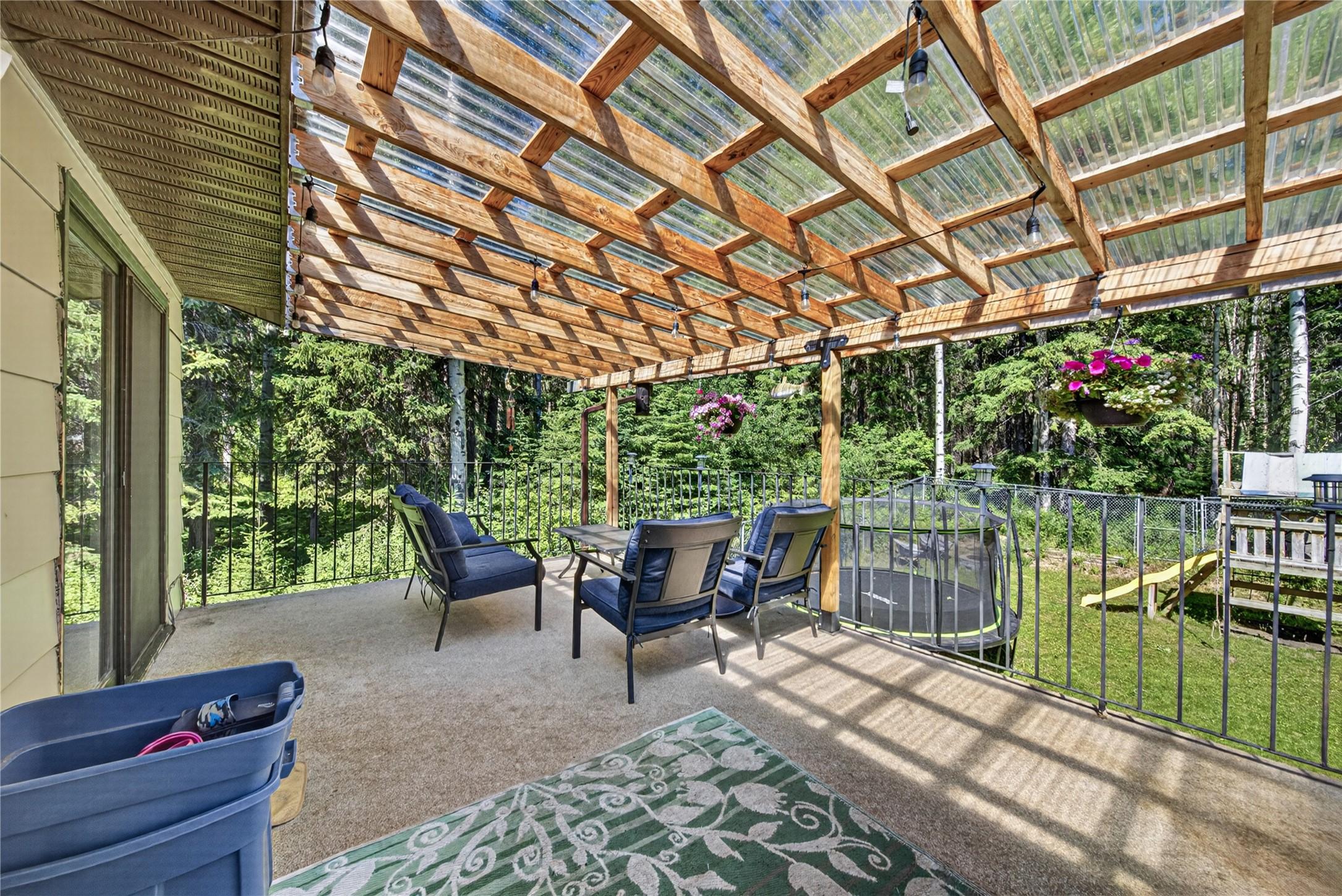 1386 Cypress Drive, Sparwood, BC - Outdoor With Deck Patio Veranda With Exterior