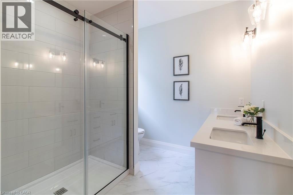 Photos from another Josie Model - for illustration purposes only - House not yet built - 96 Craddock Boulevard, Jarvis, ON - Indoor Photo Showing Bathroom