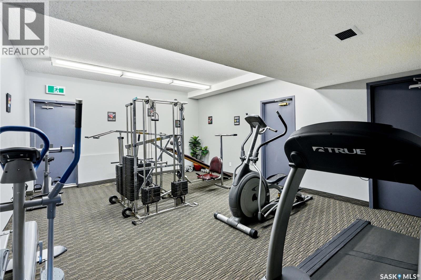 730 510 Prairie Avenue, Saskatoon, SK - Indoor Photo Showing Gym Room
