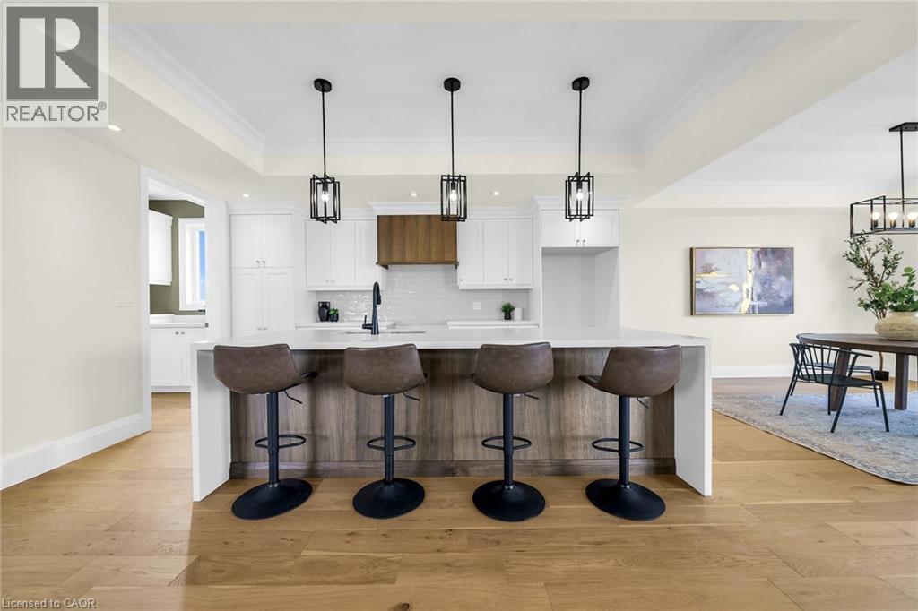 Photo from Cayuga Dedrick Model - Photo for illustration purposes only - 92 Craddock Boulevard, Jarvis, ON - Indoor Photo Showing Kitchen With Upgraded Kitchen
