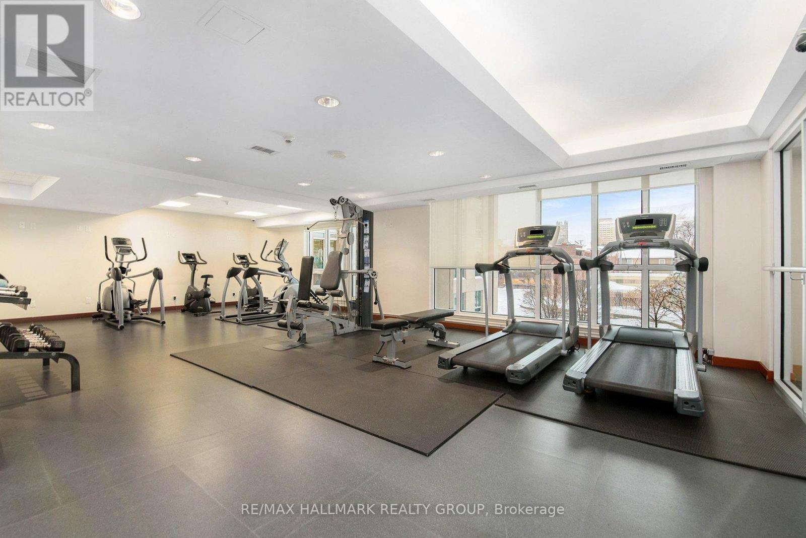 1304A - 234 Rideau Street, Ottawa, ON - Indoor Photo Showing Gym Room