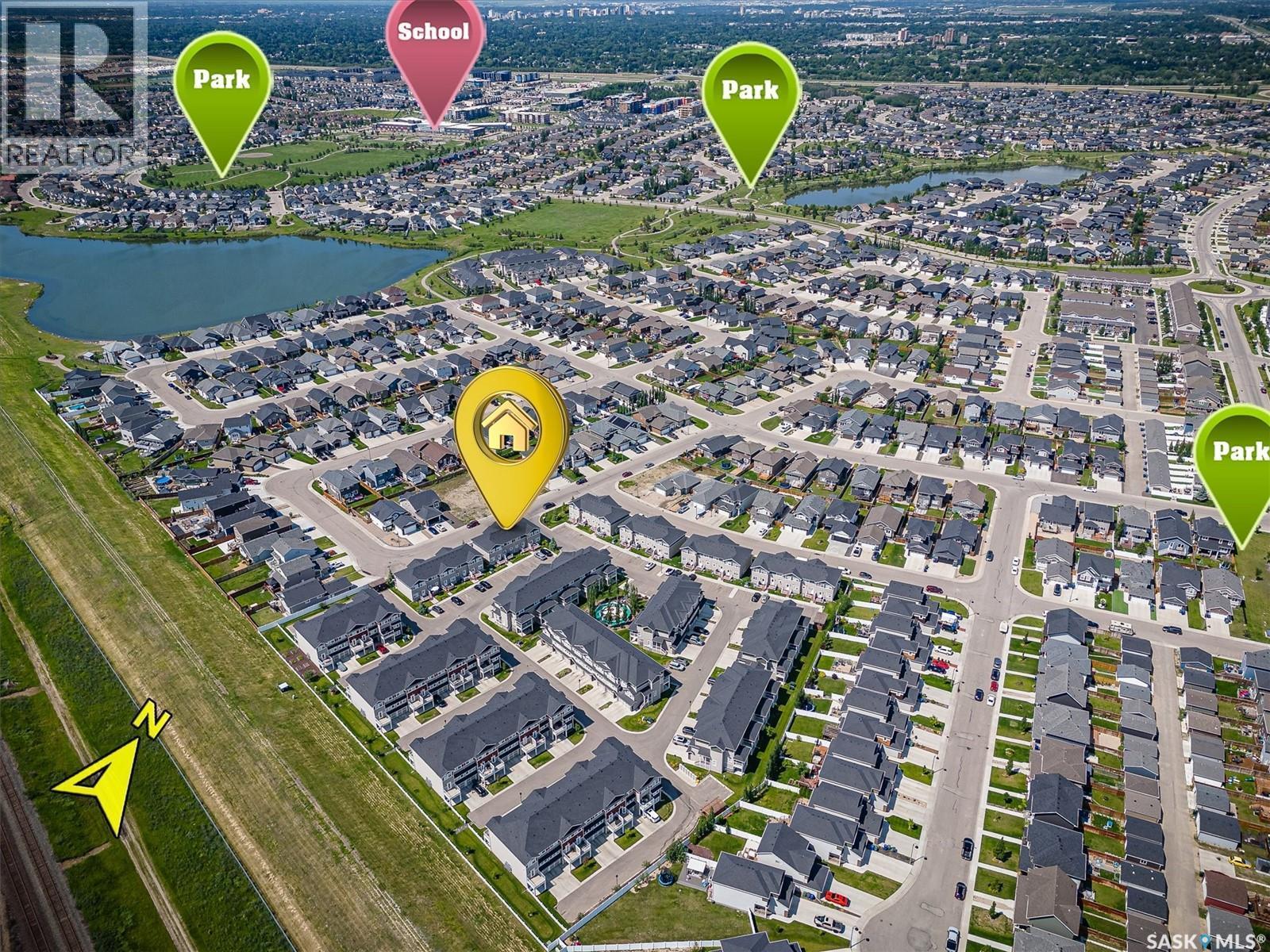 1216 Pringle Way, Saskatoon, SK - With View