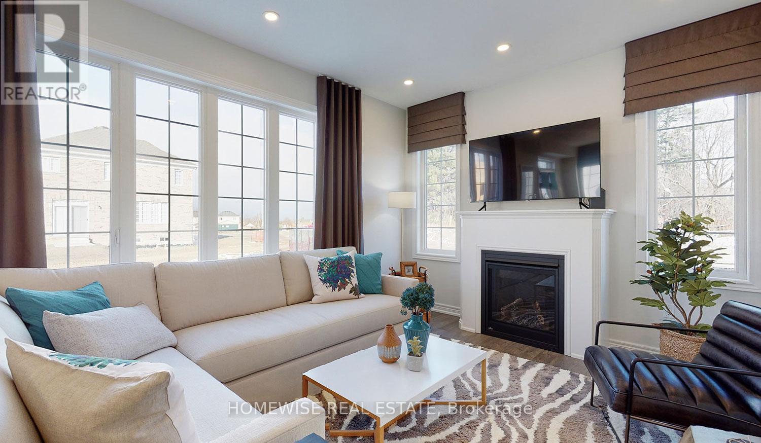 29 William Campbell Drive, Peterborough, ON - Indoor Photo Showing Living Room With Fireplace