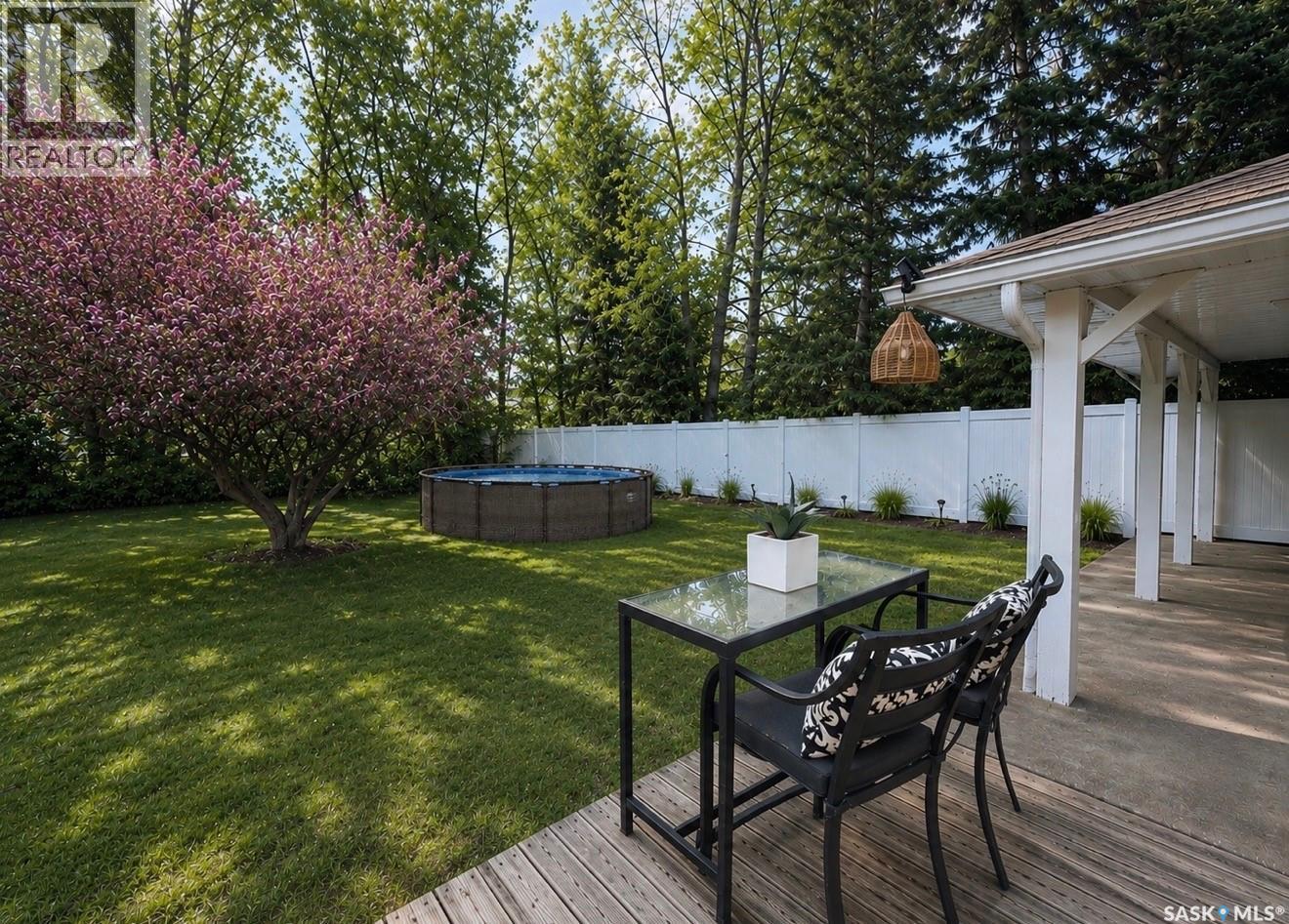 130 Rose Avenue, Porcupine Plain, SK - Outdoor With Deck Patio Veranda With Backyard