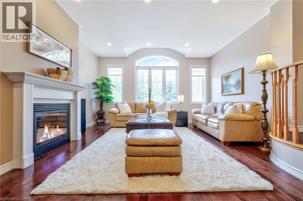 241 Duff Crescent, Milton, ON - Indoor Photo Showing Living Room With Fireplace