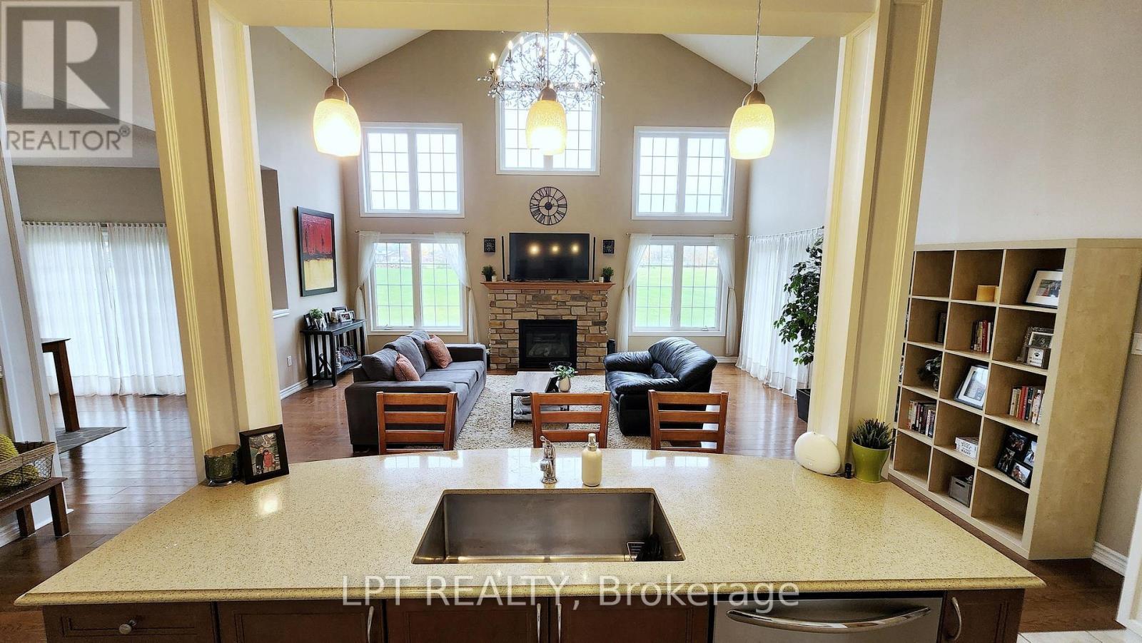 12 Plowright Road, Springwater, ON - Indoor With Fireplace