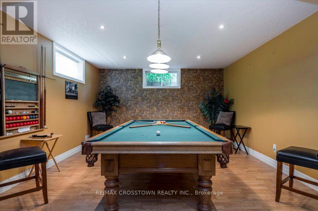 Lower level billiards room - 5 Pine Hill Drive, Springwater, ON - Indoor Photo Showing Other Room