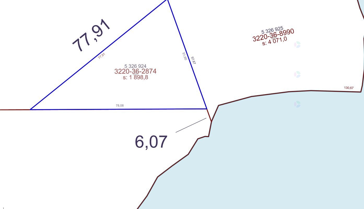 Plan (croquis) - Ch. Du Lac-Long, Blue Sea, QC