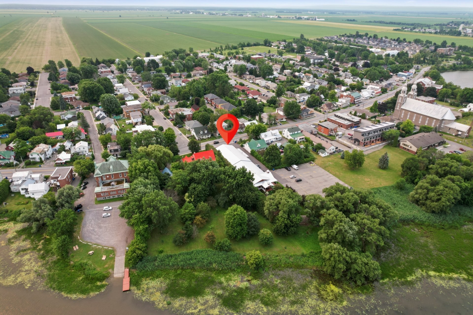 Photo aérienne - 1-158 Rue St-Joseph, Sainte-Martine, QC - Outdoor With View