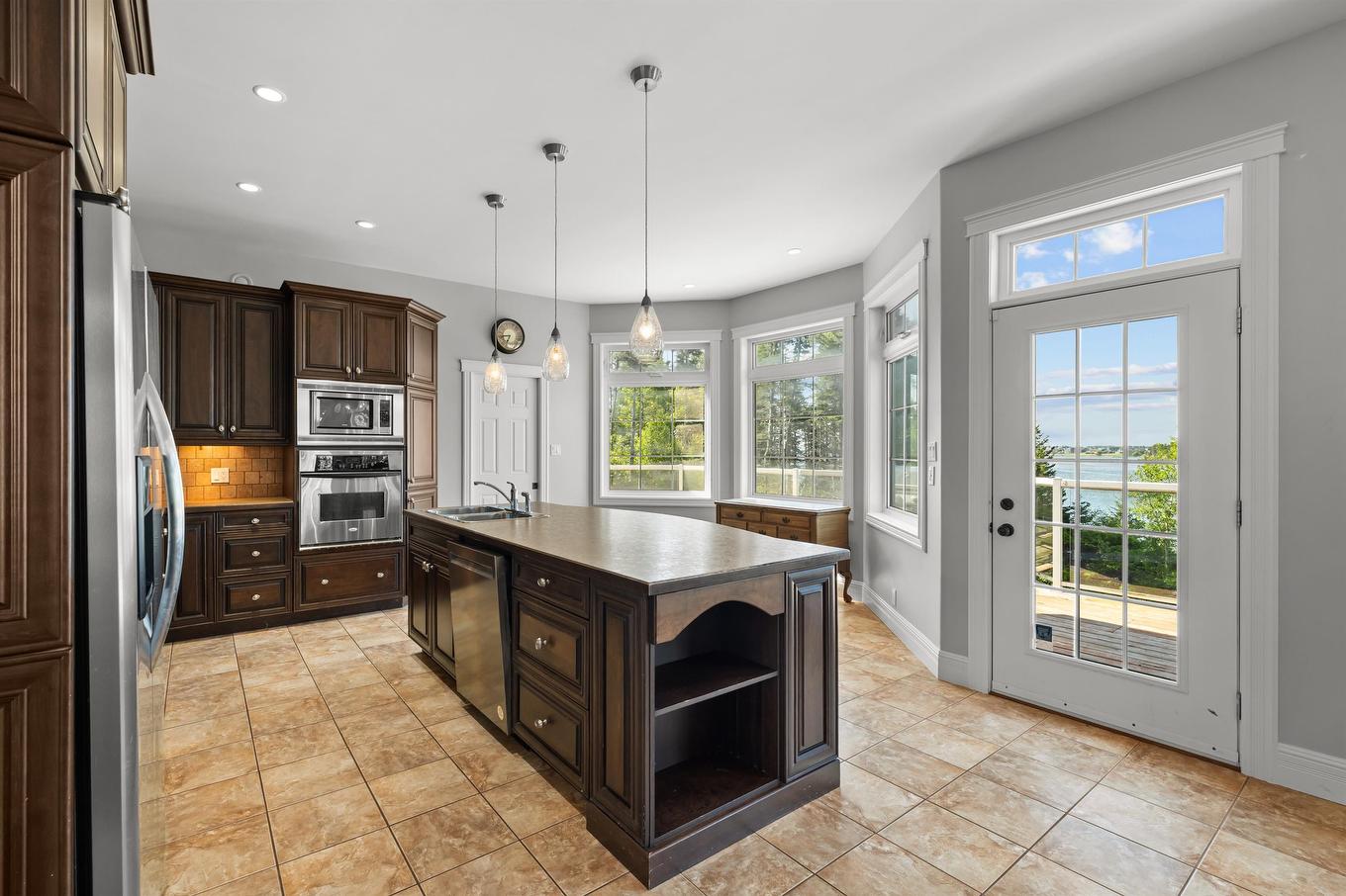 40 Sunset Drive, Souris, PE - Indoor Photo Showing Kitchen With Double Sink With Upgraded Kitchen