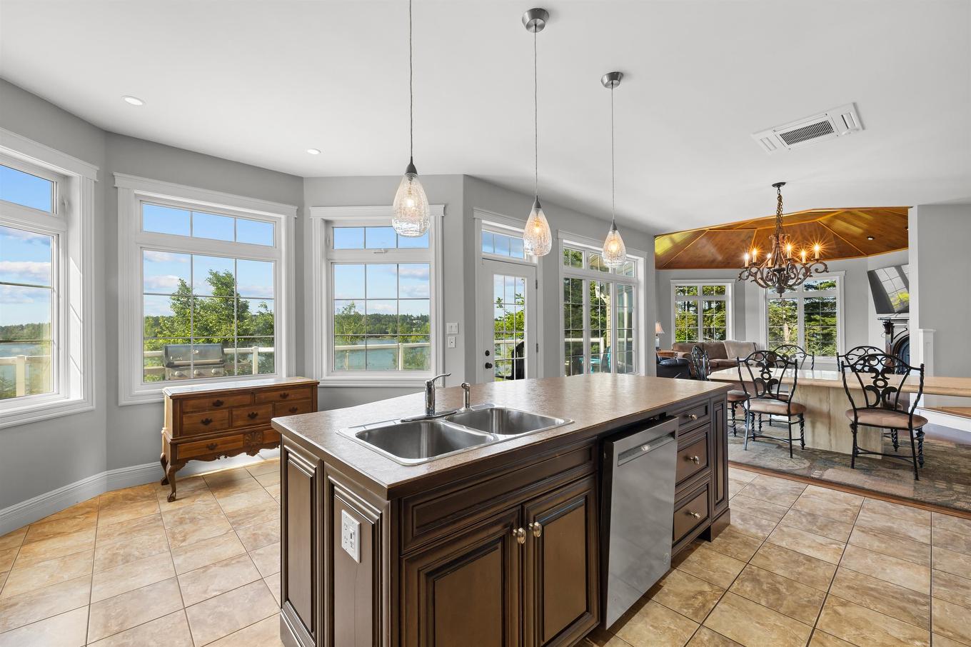 40 Sunset Drive, Souris, PE - Indoor Photo Showing Kitchen With Double Sink