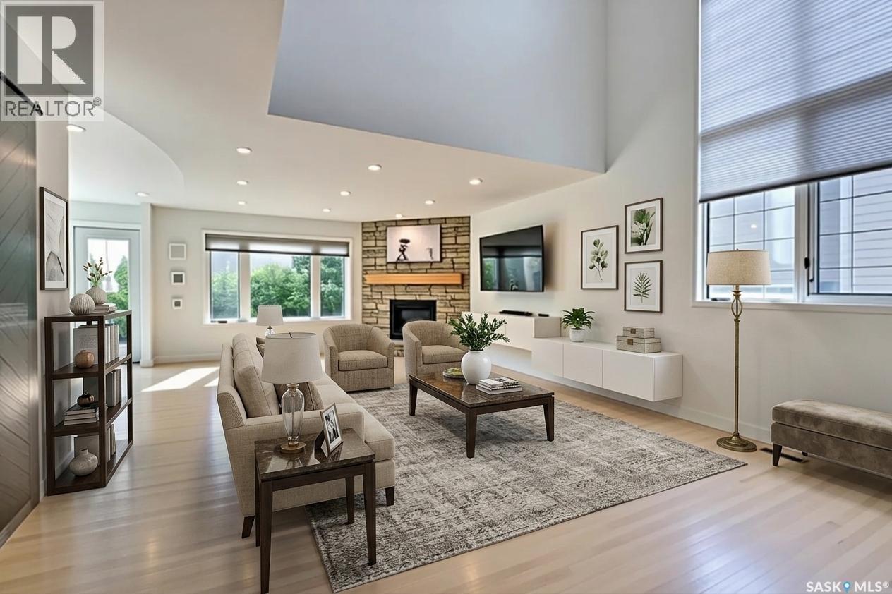 3544 Basswood Grove, Regina, SK - Indoor Photo Showing Living Room