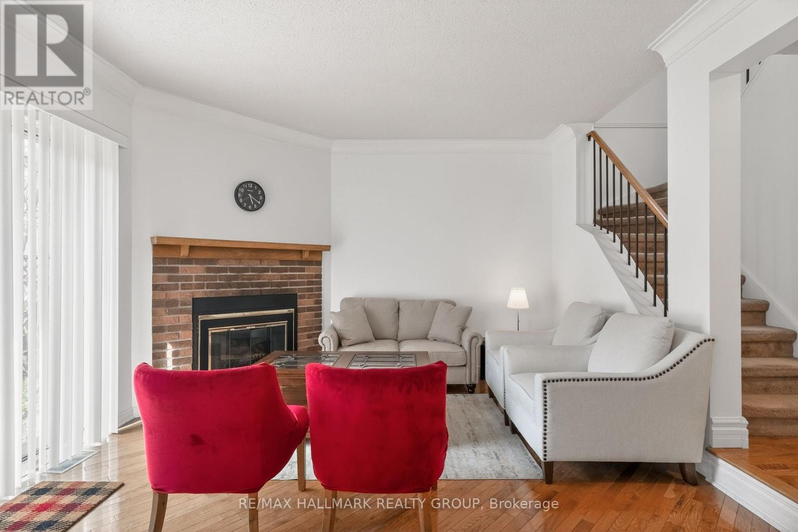 1769 Bromont Way, Ottawa, ON - Indoor Photo Showing Living Room With Fireplace