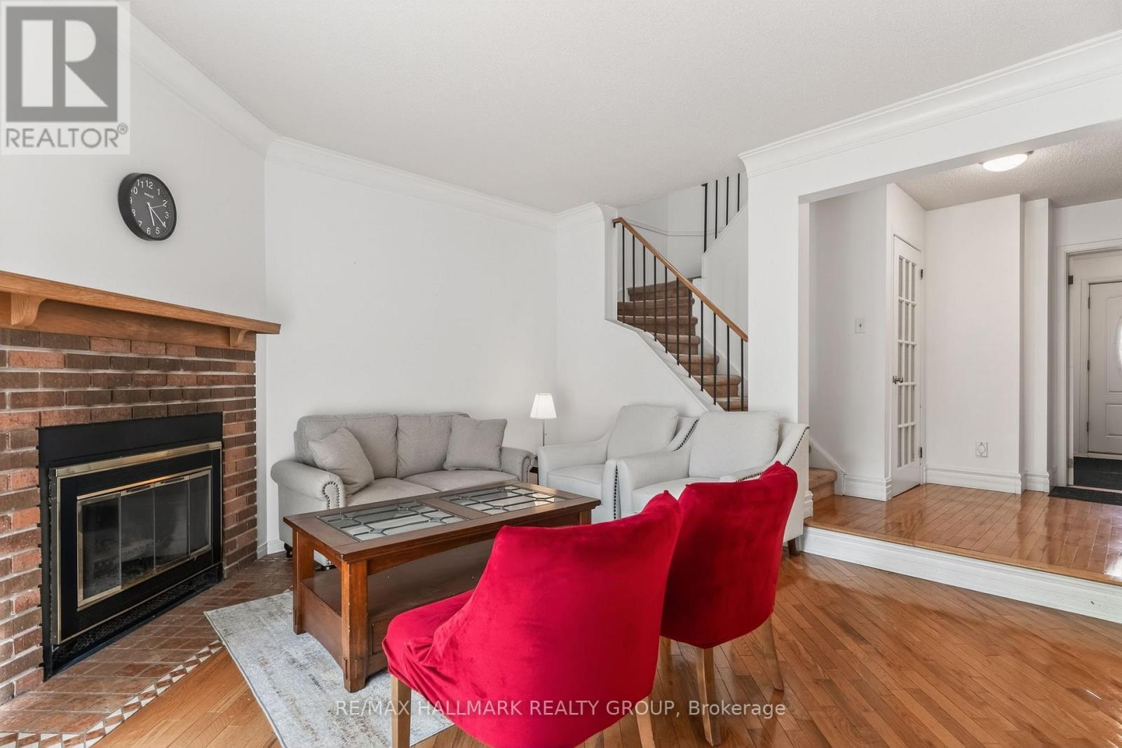 1769 Bromont Way, Ottawa, ON - Indoor Photo Showing Living Room With Fireplace