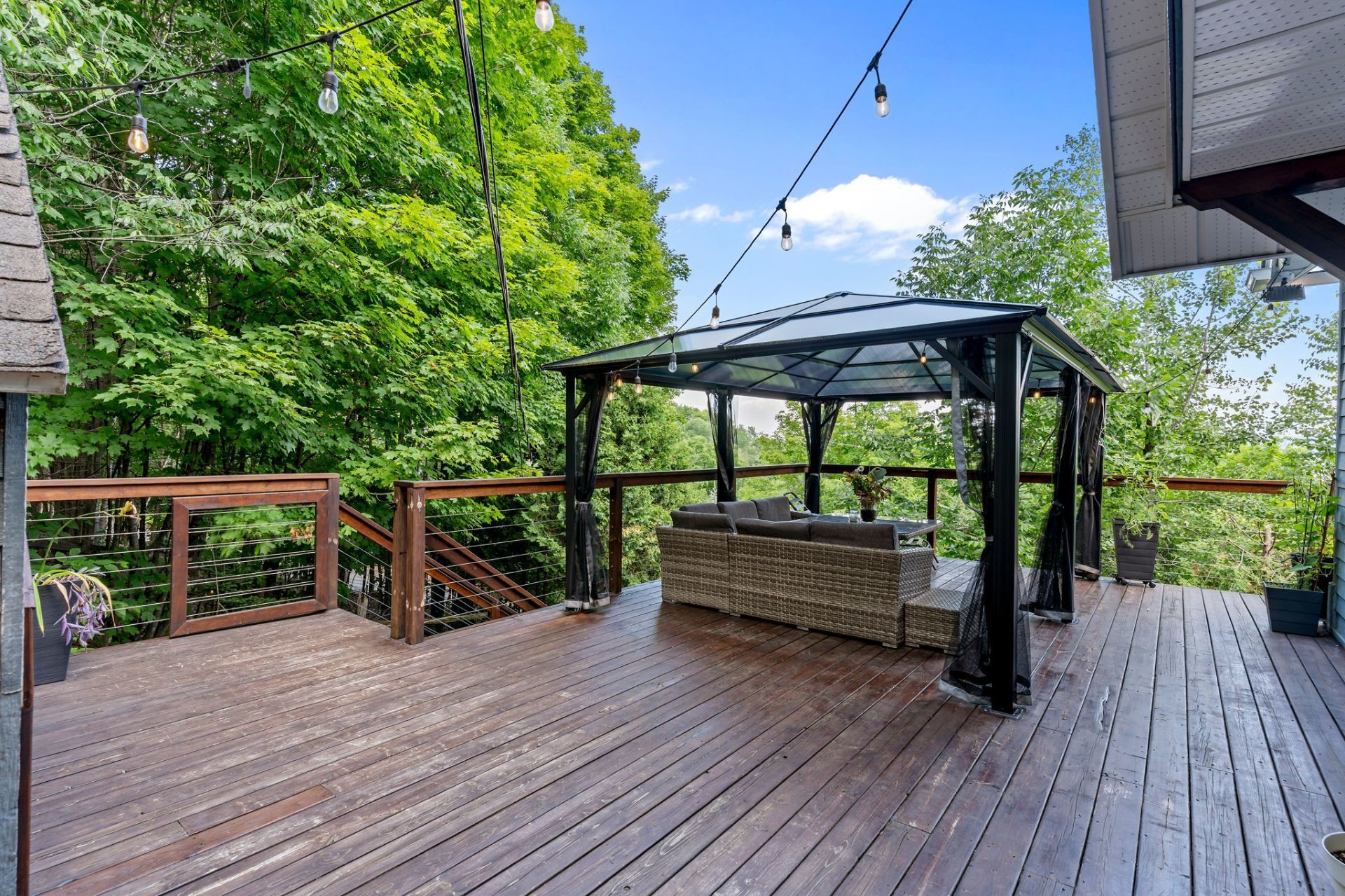 Balcon - 3 Rue Susan, Morin-Heights, QC - Outdoor With Deck Patio Veranda With Exterior