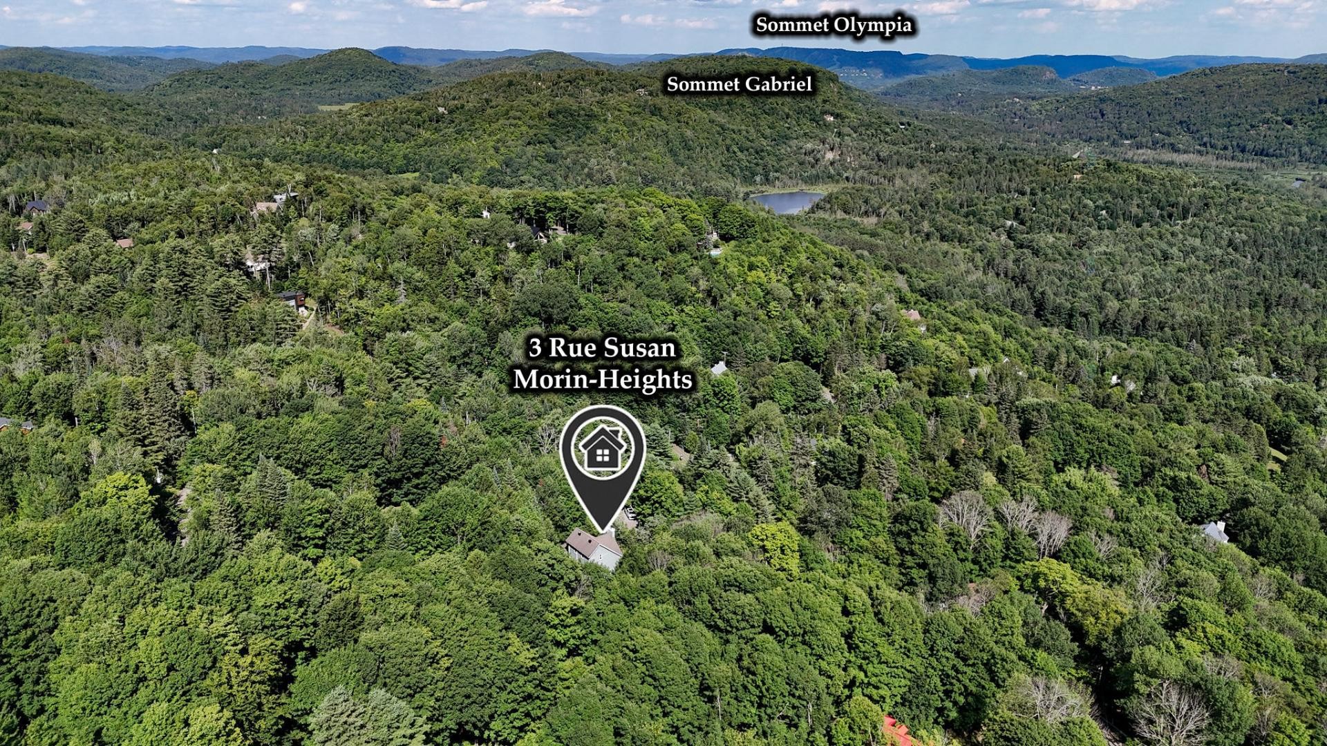 Photo aérienne - 3 Rue Susan, Morin-Heights, QC - Outdoor With View