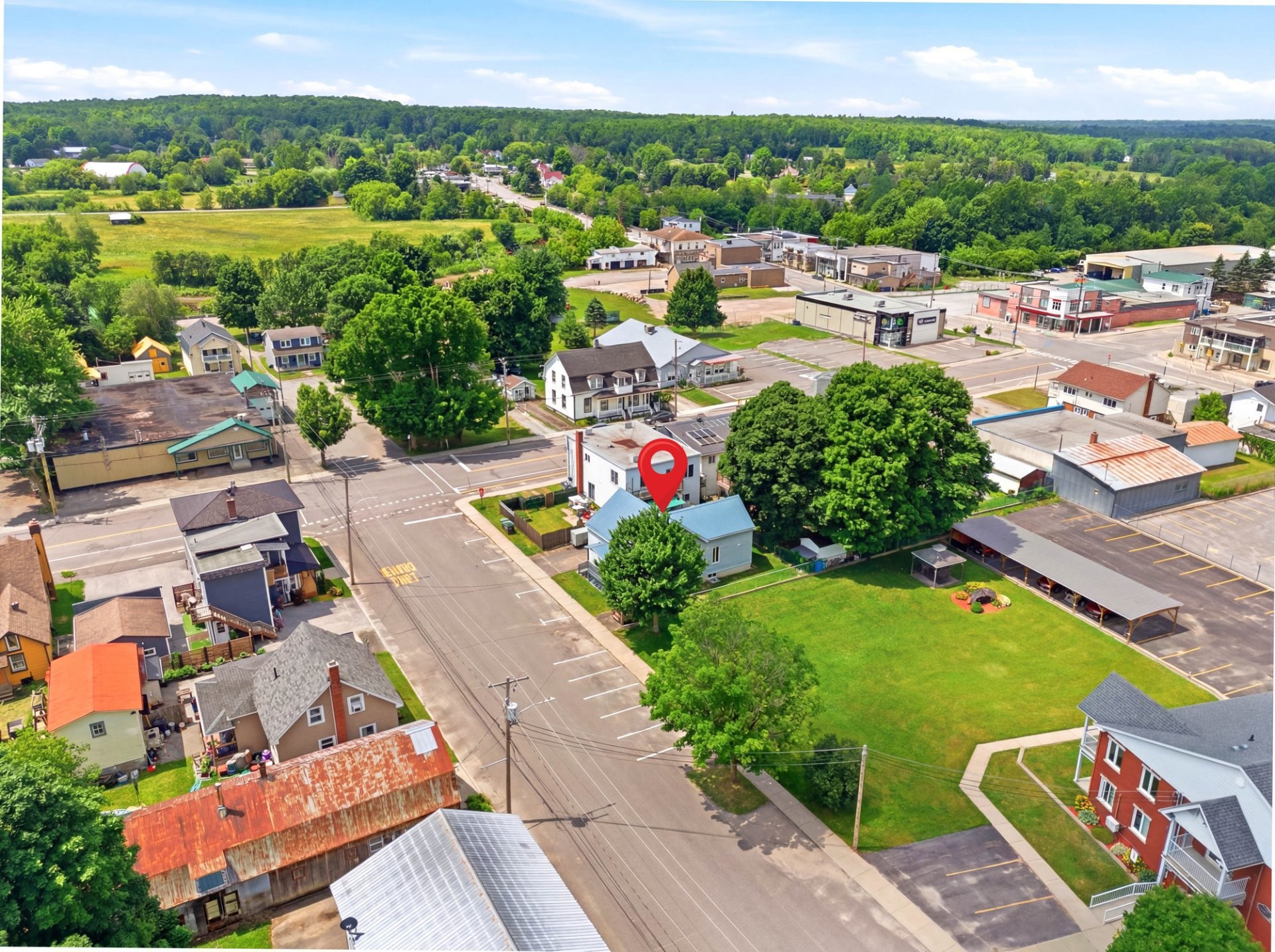 Aerial View - 247 Rue Versailles, Roxton Falls, QC - Outdoor With View