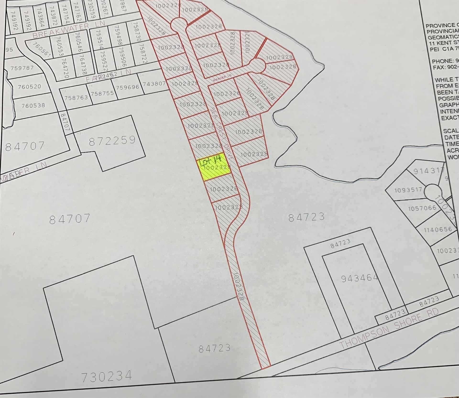 Lot 14 North Point Seaside, Malpeque, PE
