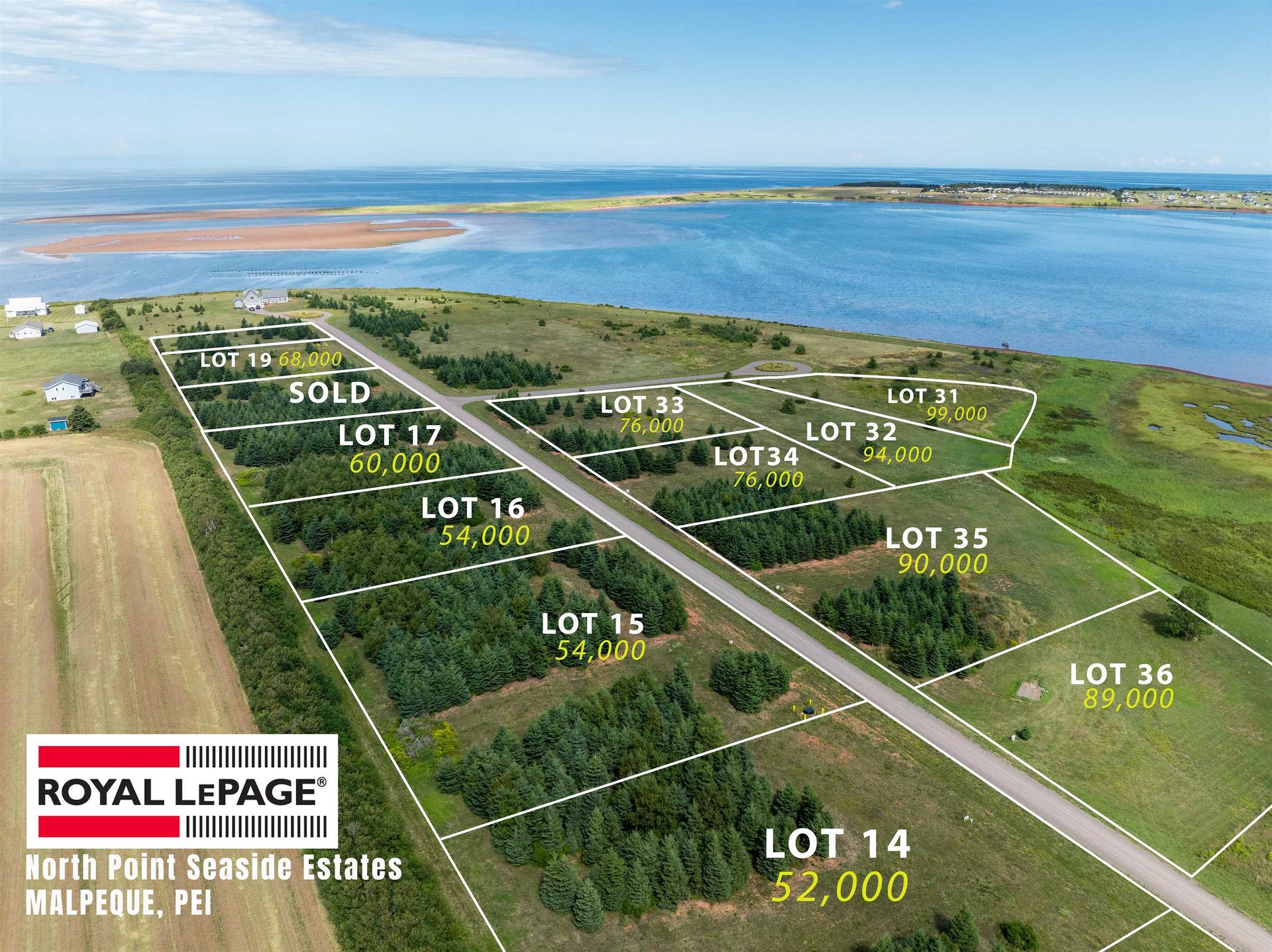 Lot 14 North Point Seaside, Malpeque, PE