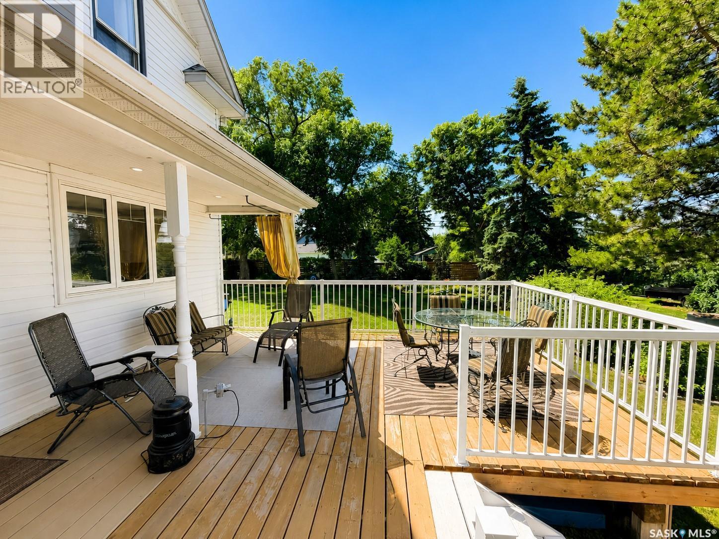 205 3Rd Avenue, Harris, SK - Outdoor With Deck Patio Veranda With Exterior