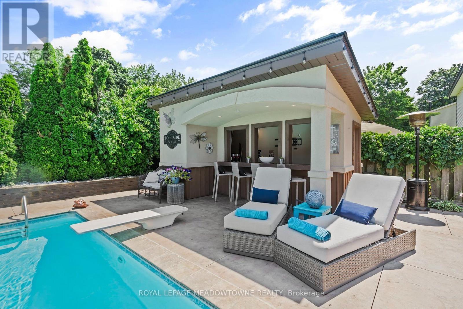608 Moorelands Crescent, Milton, ON - Outdoor With In Ground Pool With Deck Patio Veranda