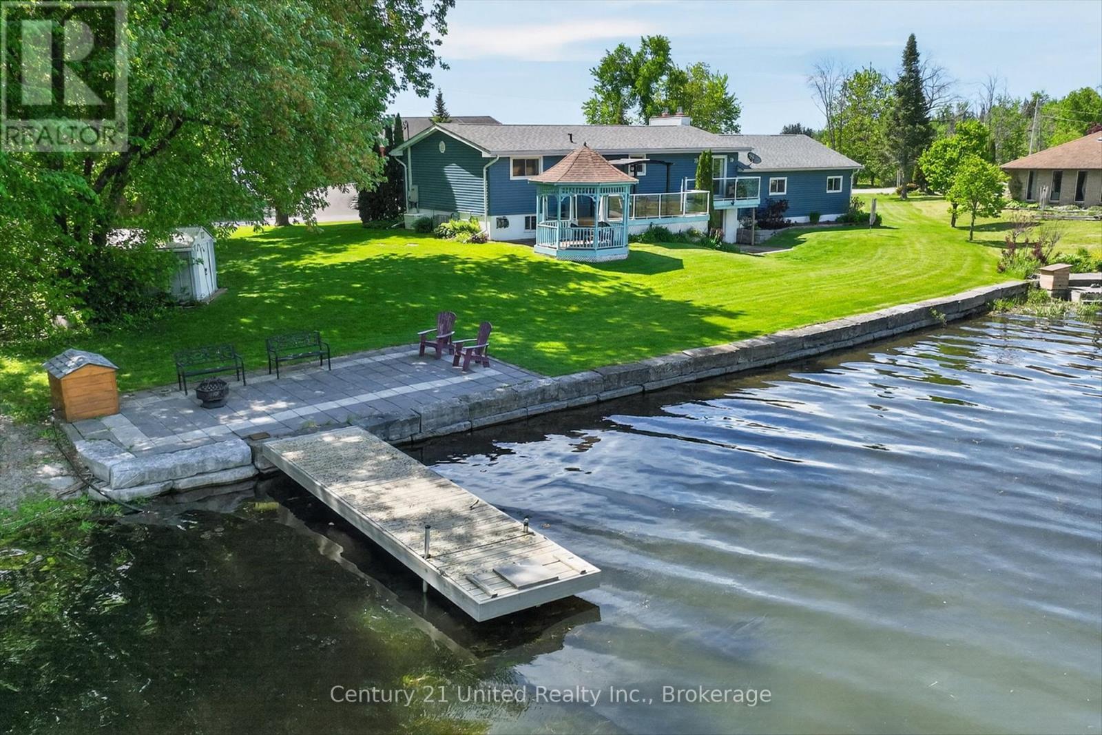 1190 Nuforest Drive, Selwyn, ON - Outdoor With Body Of Water With Deck Patio Veranda