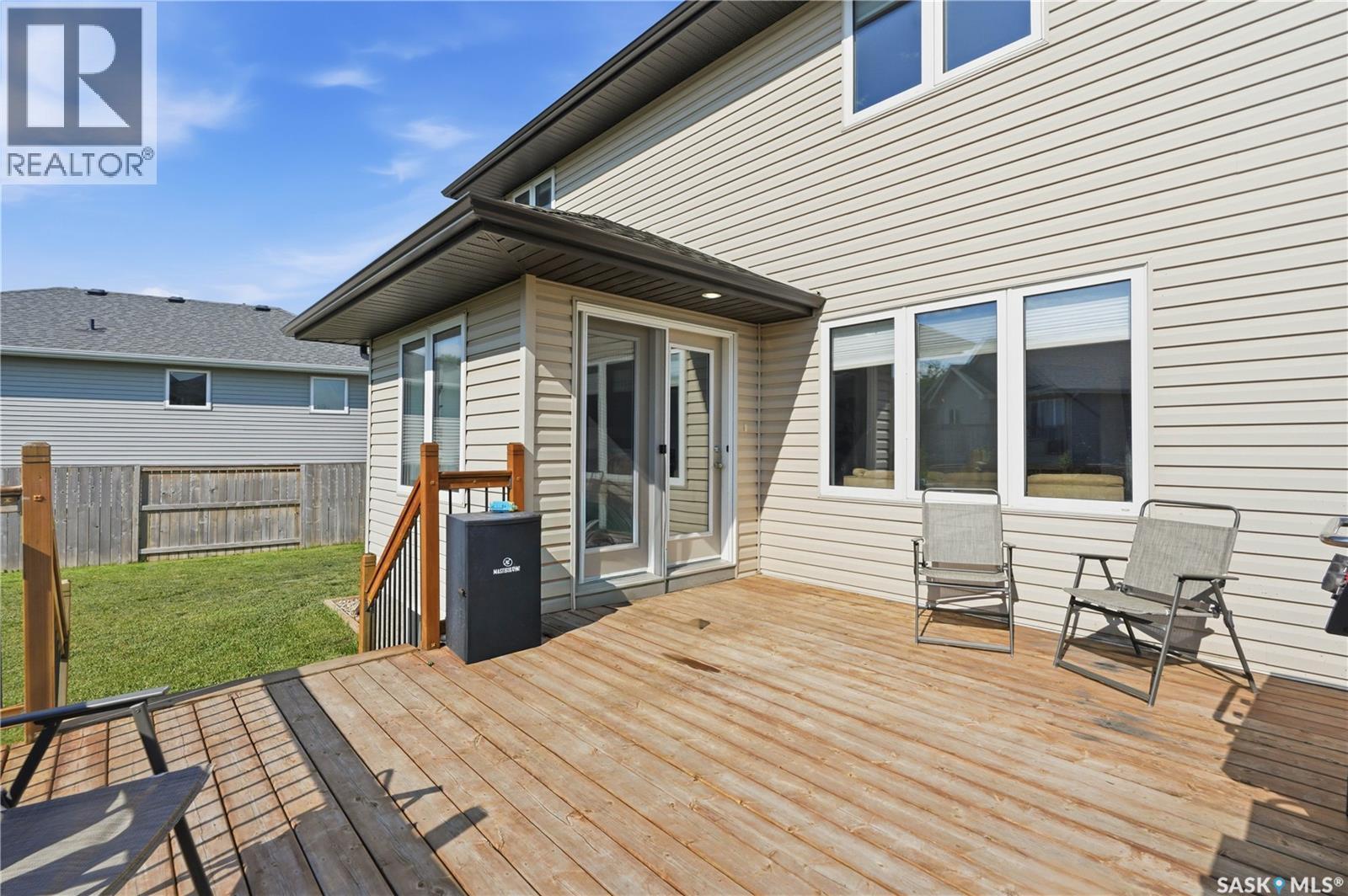 668 Lehrer Crescent, Saskatoon, SK - Outdoor With Deck Patio Veranda With Exterior