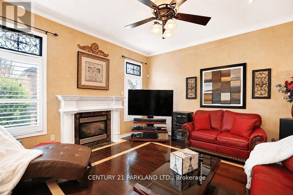 2020 Solar Place, Oshawa, ON - Indoor Photo Showing Living Room With Fireplace
