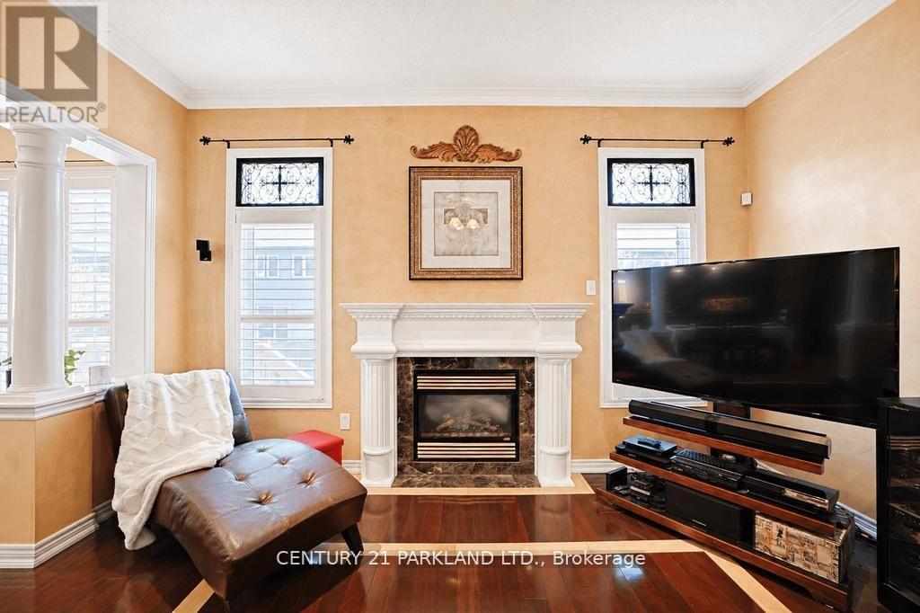 2020 Solar Place, Oshawa, ON - Indoor Photo Showing Living Room With Fireplace