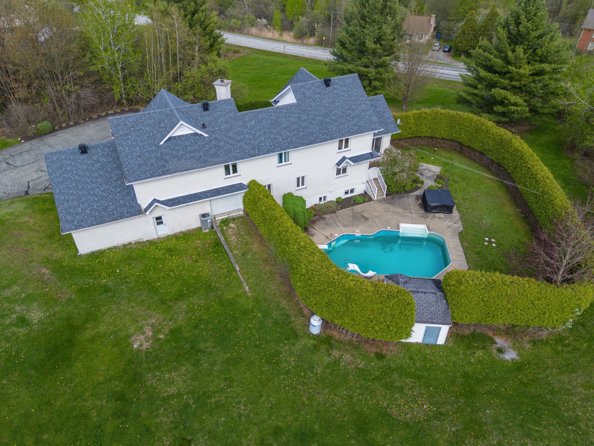 Photo aérienne - 4452 Rue Du Mont-Blanc, Ascot Corner, QC - Outdoor