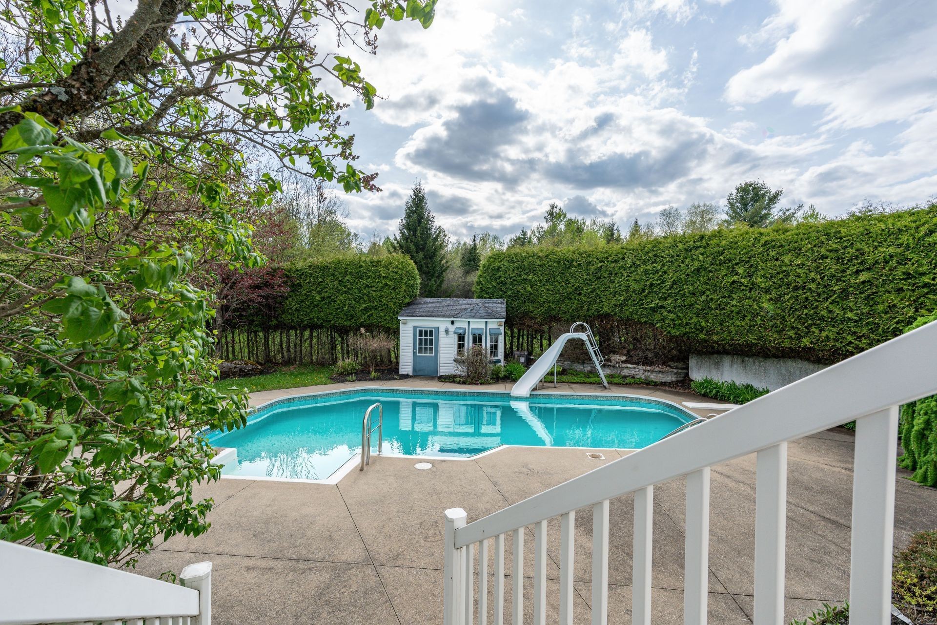 Piscine - 4452 Rue Du Mont-Blanc, Ascot Corner, QC - Outdoor With In Ground Pool
