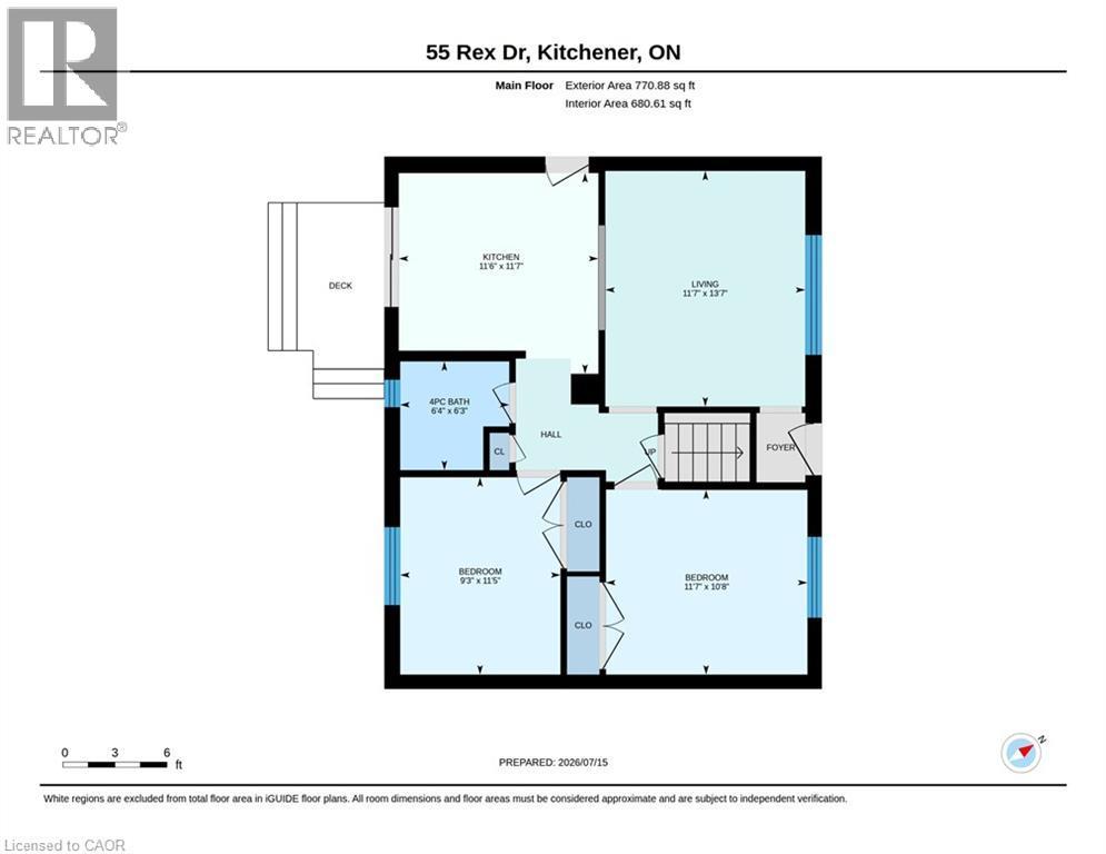 Floor plan - 55 Rex Drive, Kitchener, ON - Other