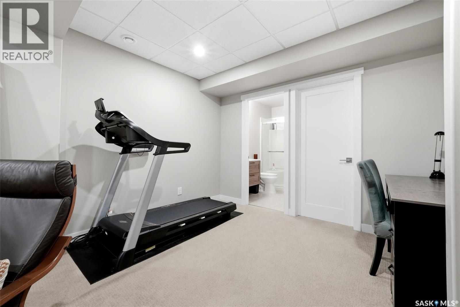 3154 Green Stone Road, Regina, SK - Indoor Photo Showing Gym Room