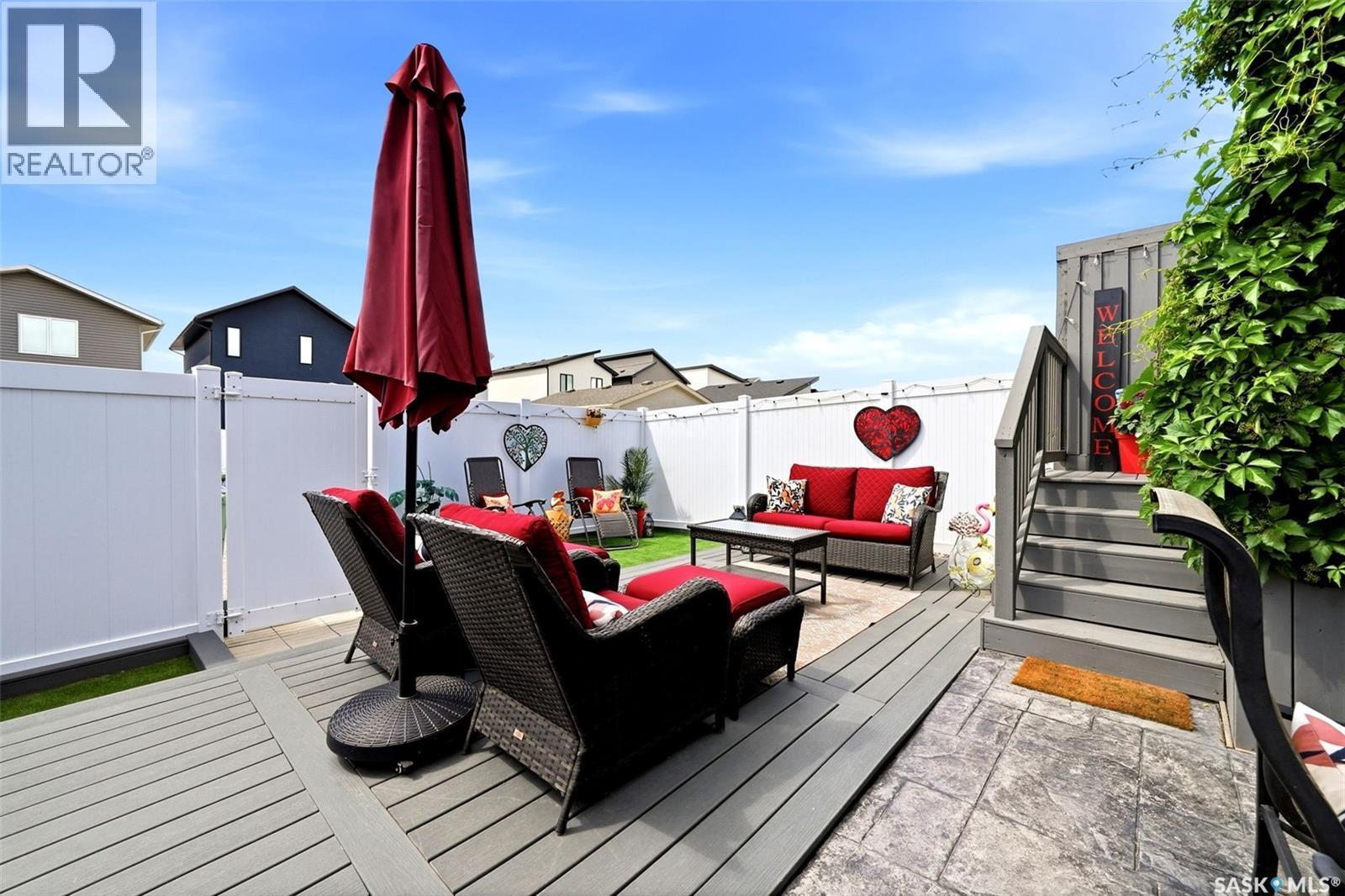 3154 Green Stone Road, Regina, SK - Outdoor With Deck Patio Veranda