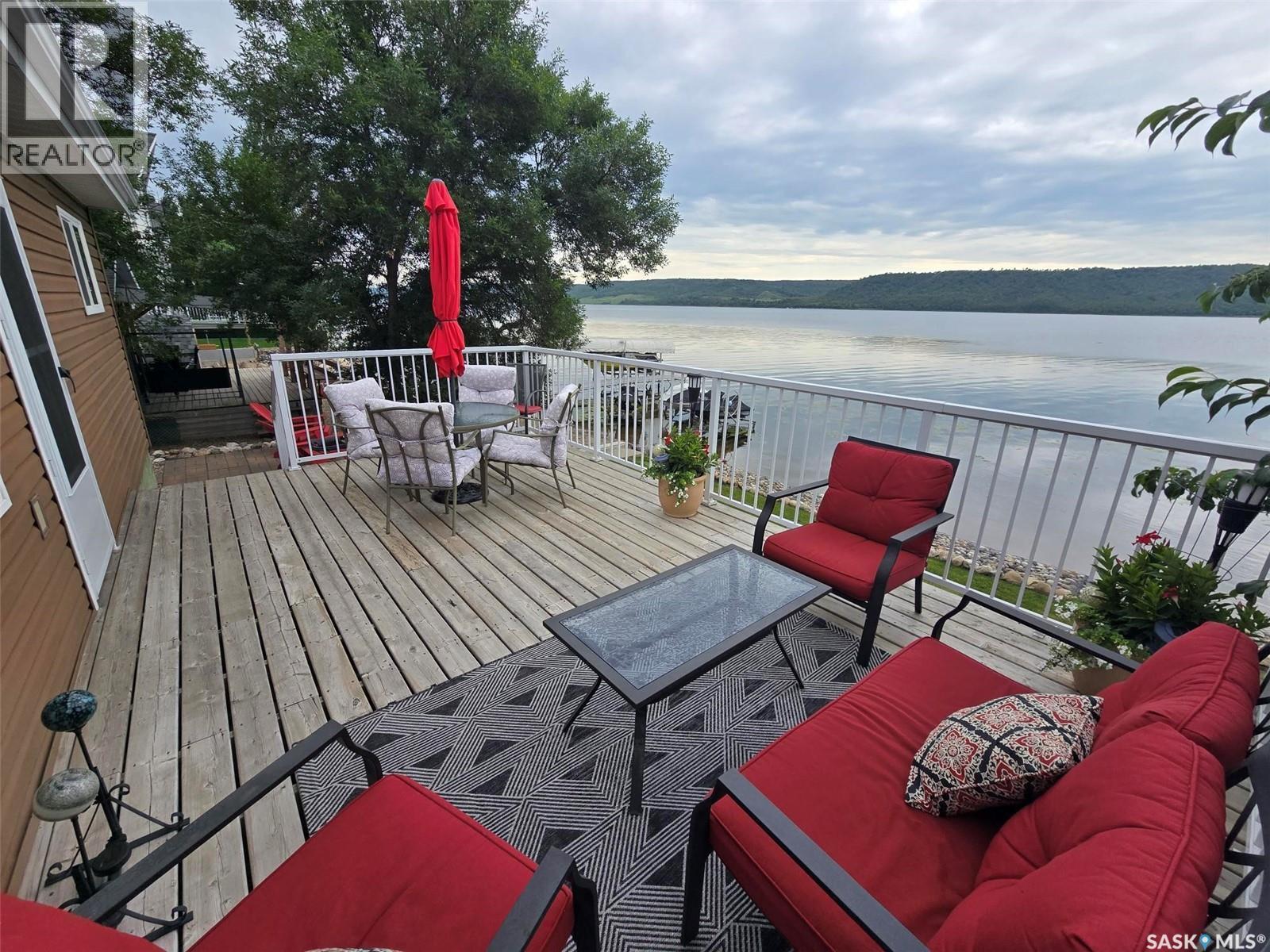 620 Surfside Drive E, Crooked Lake, SK - Outdoor With Body Of Water With Deck Patio Veranda With Exterior
