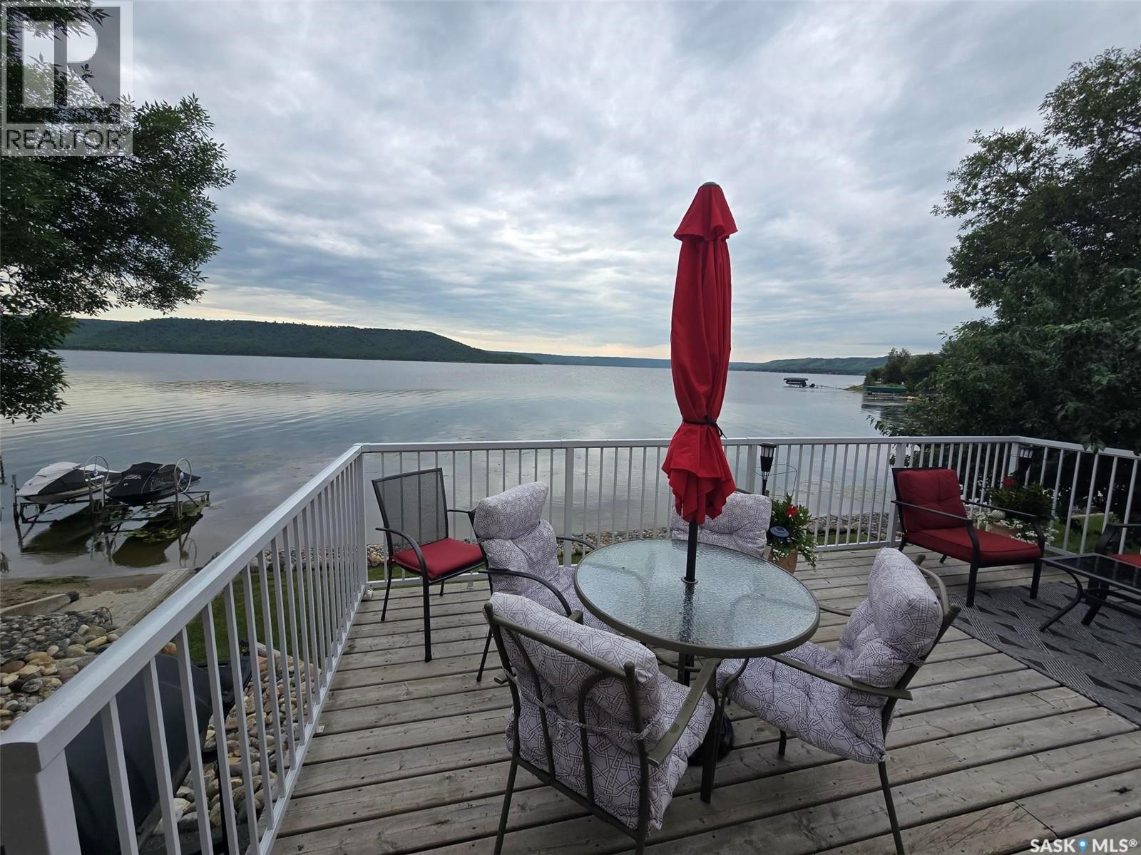620 Surfside Drive E, Crooked Lake, SK - Outdoor With Body Of Water With Deck Patio Veranda With View